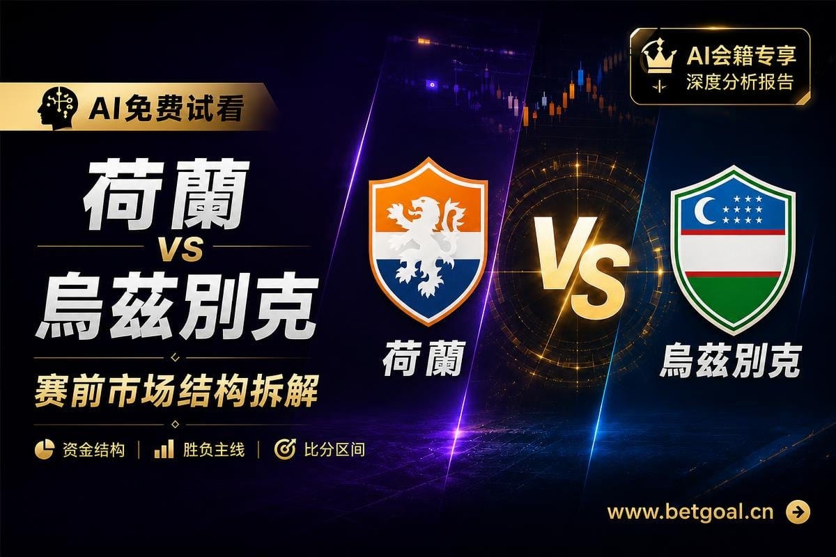 AI拆解免费试看：荷蘭 vs 烏茲別克 赛前市场结构分析
